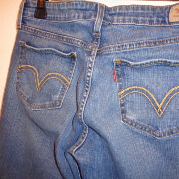 LEVI'S 518 Juniors Superlow Bootcut Jeans size 9 M - Picture 5 of 11